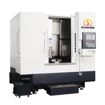 Colofn Dwbl Lathe Fertigol CNC