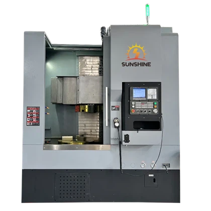 Lathe fertigol CNC ar gyfer troi, wyneb a groove